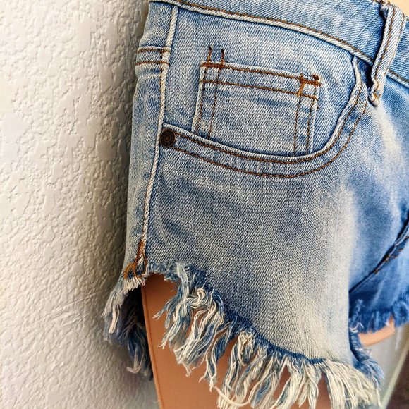 *Denim Cut Off Shorts by Machine- Size S/M - Picture 3 of 6